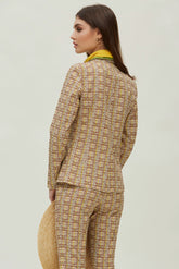BASIC PIQUÉ  JACKET EXCLUSIVE PRINT